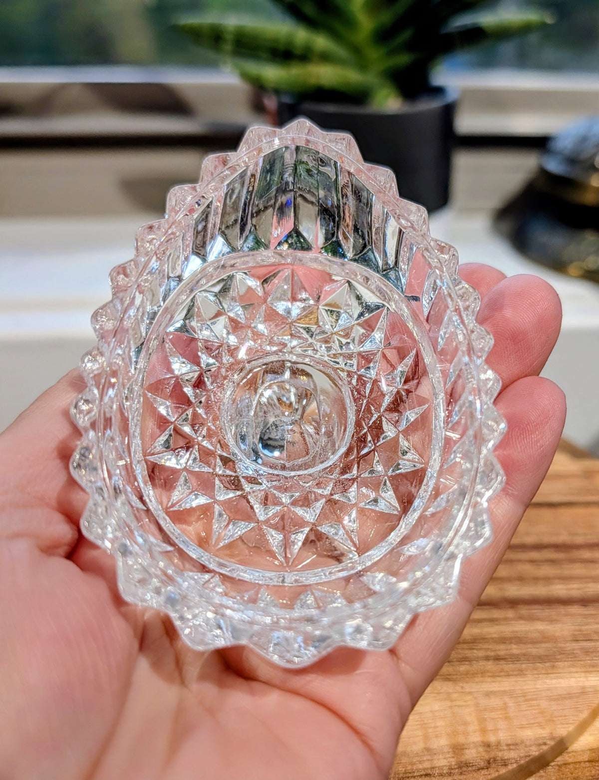 Hofbauer Crystal Bird Trinket Dish