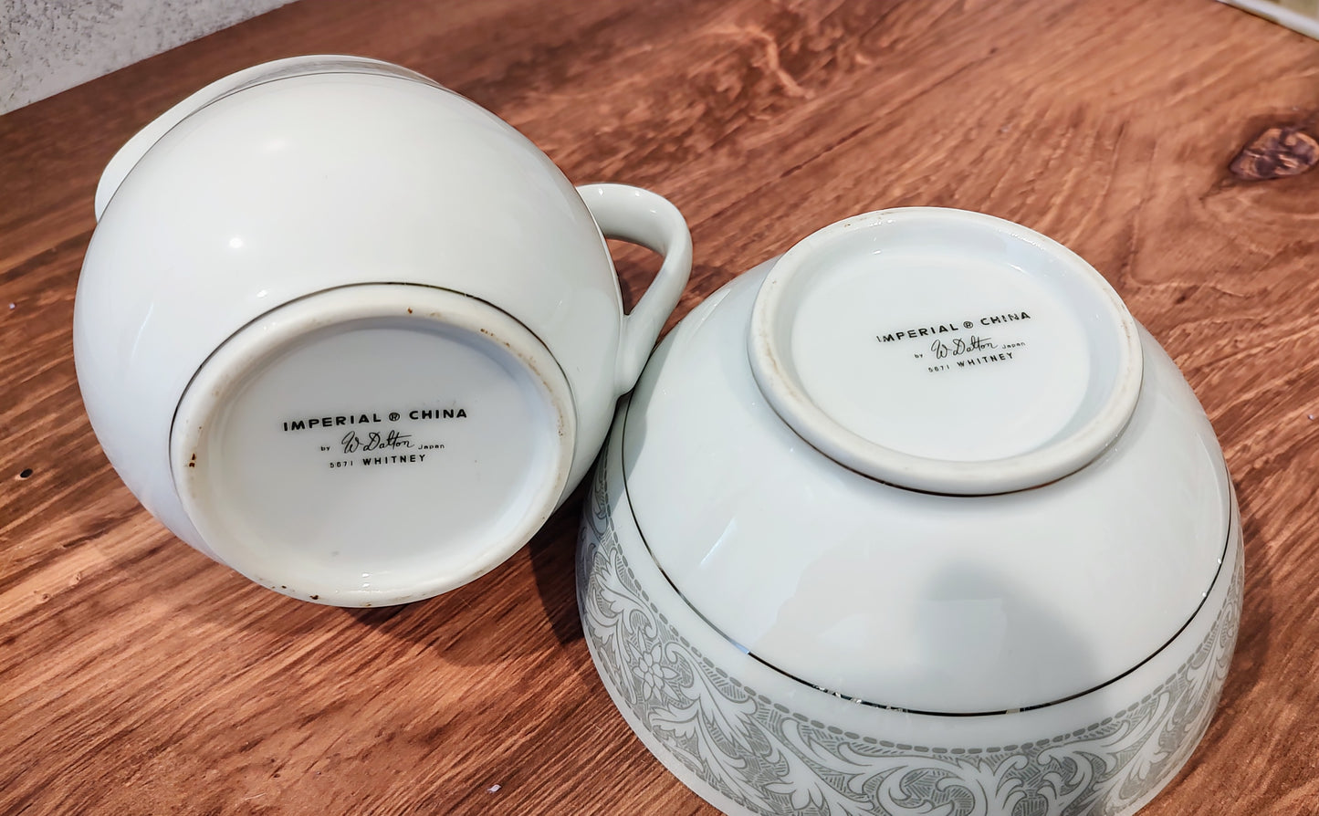 Creamer and Sugar Bowl Set
