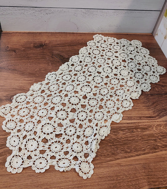 Hand Crocheted Table Runner