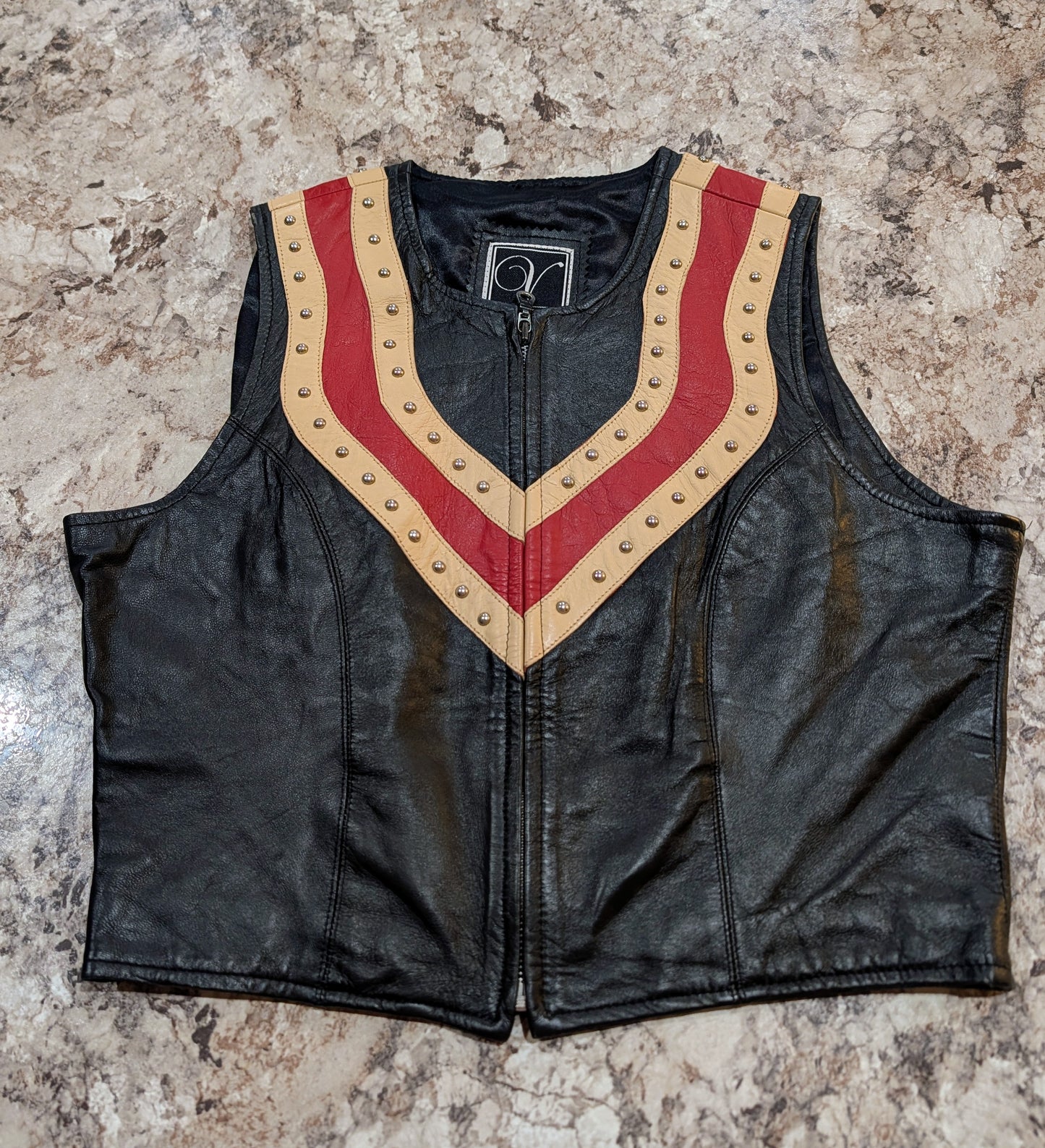 Valencia Vintage Leather Vest
