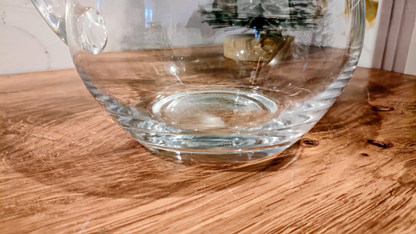 Small Clear Glass Pitcher
