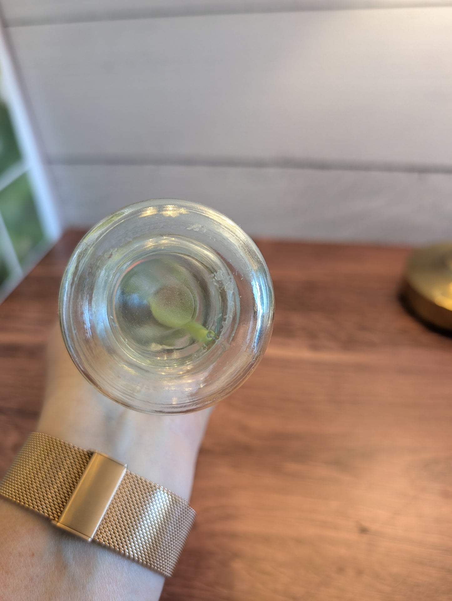 Vintage Bubble Ribbed Bud Vase