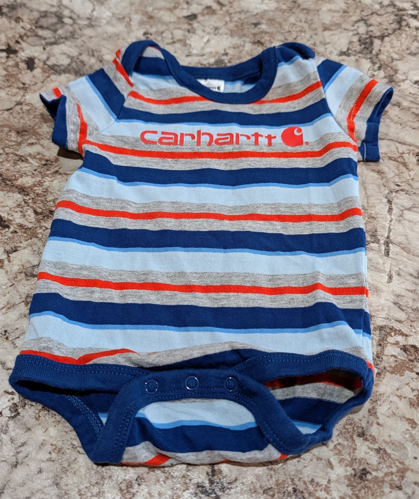2 Baby Carhartt Onesies Size 3 mos