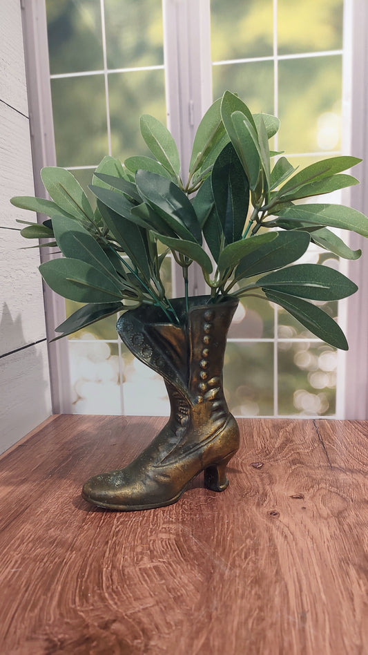 Patina'd Brass Boot
