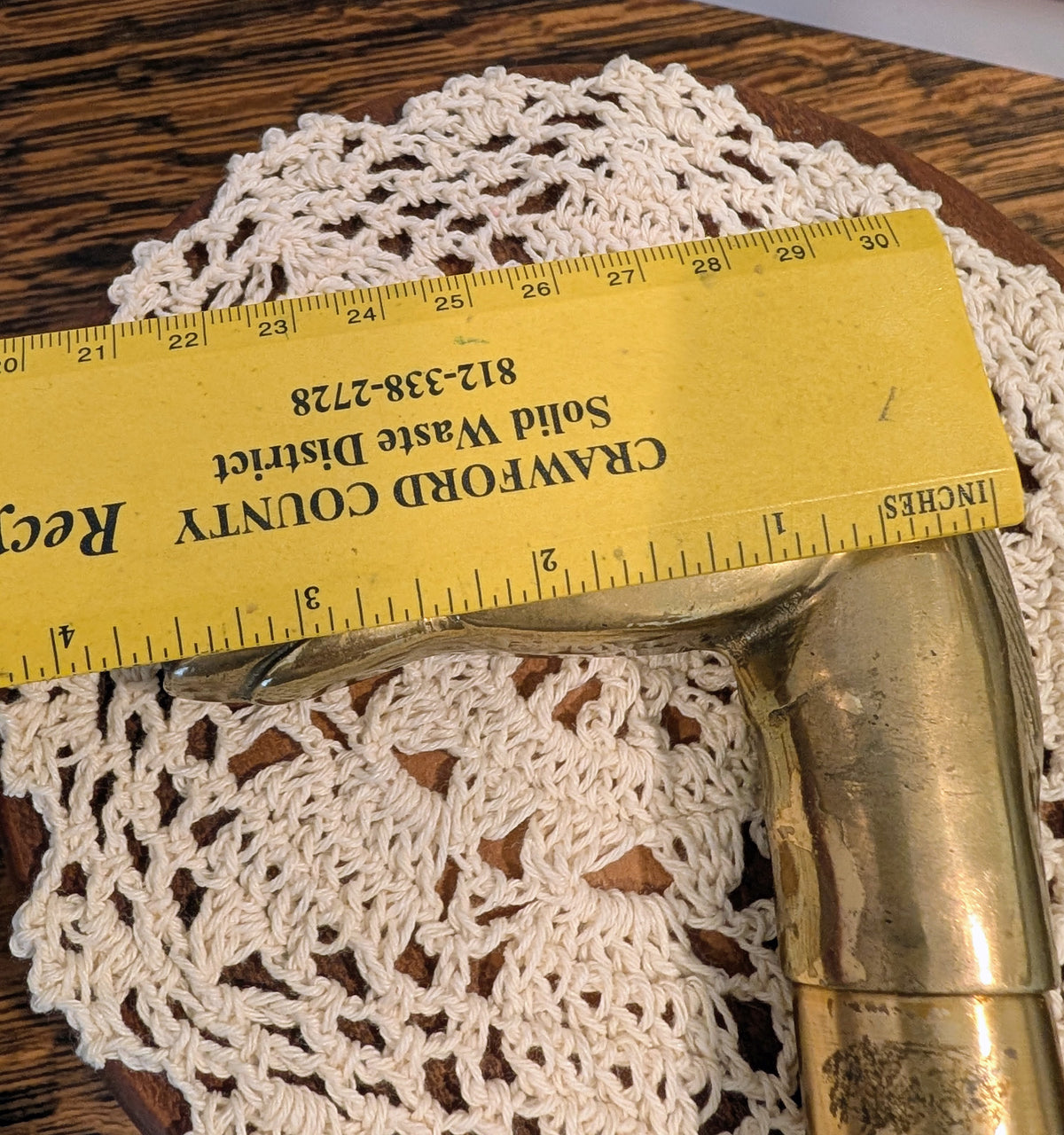 Vintage Brass Horse Walking Stick or Cane Head
