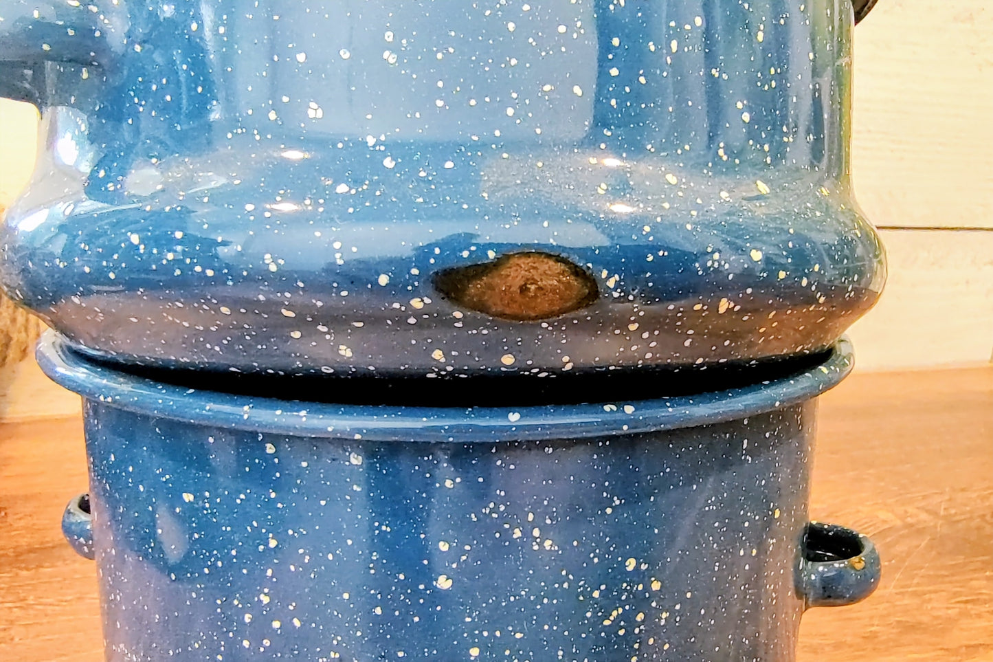 Mini Enamel Double Boiler