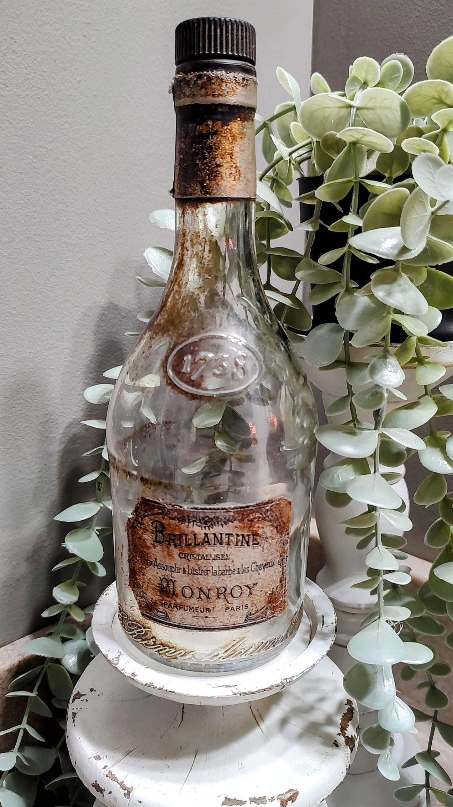 Antique Looking Upcycled Bottle