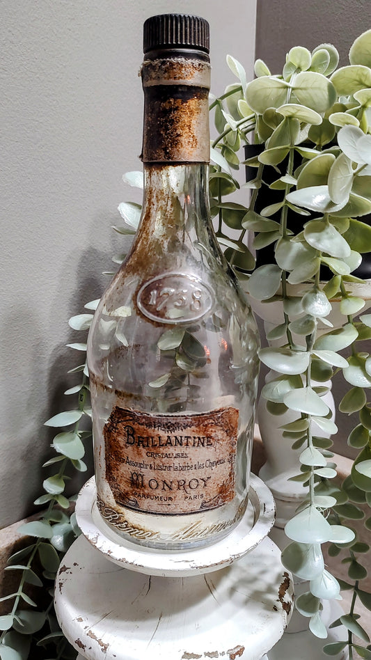Antique Looking Upcycled Bottle