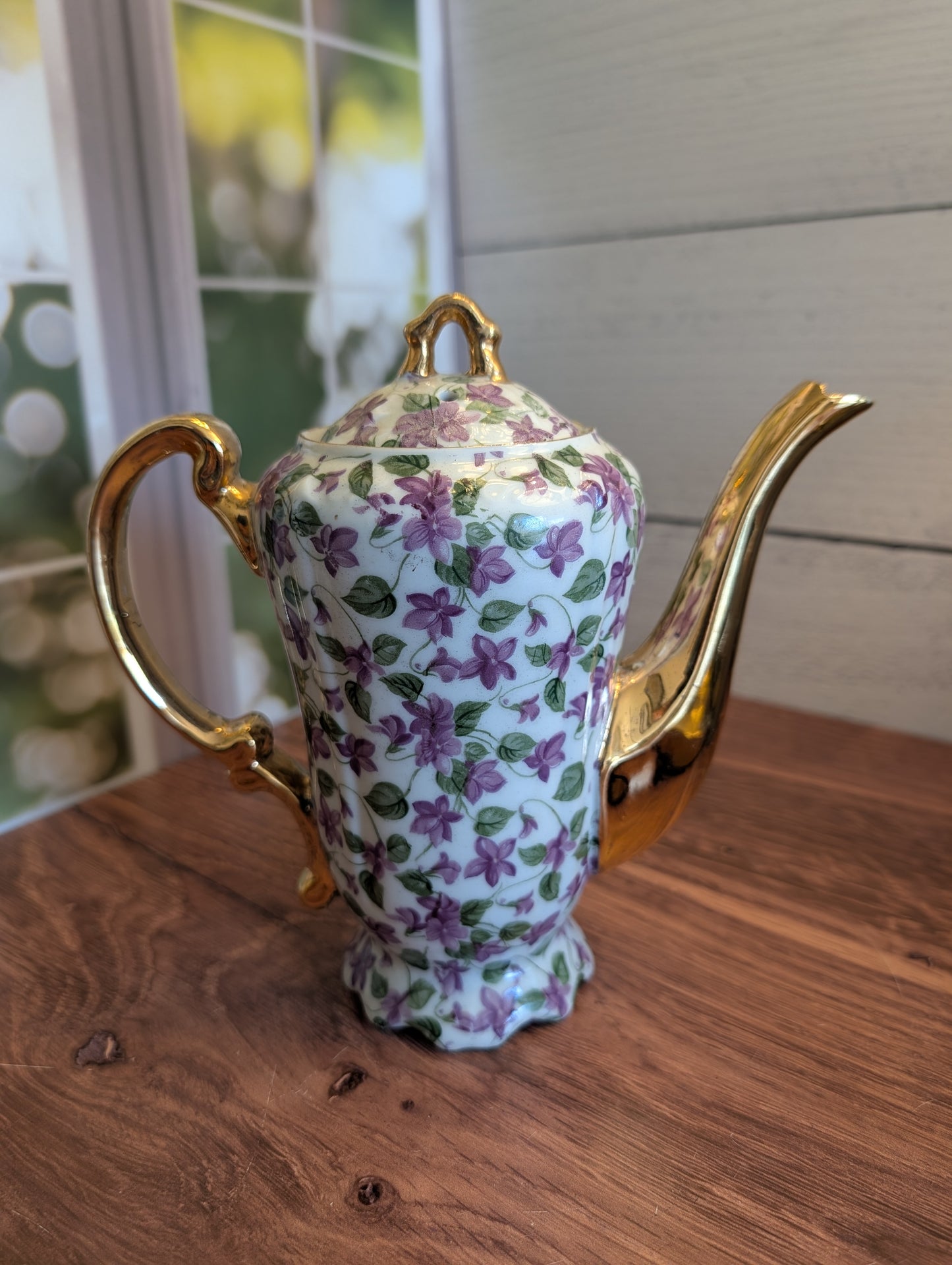 Royal Crown Chinz Violet Teapot