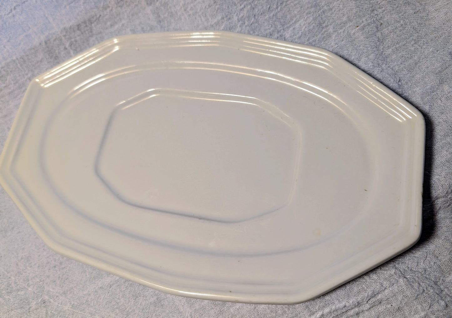 Red Cliff Ironstone Gravy Boat & Plate