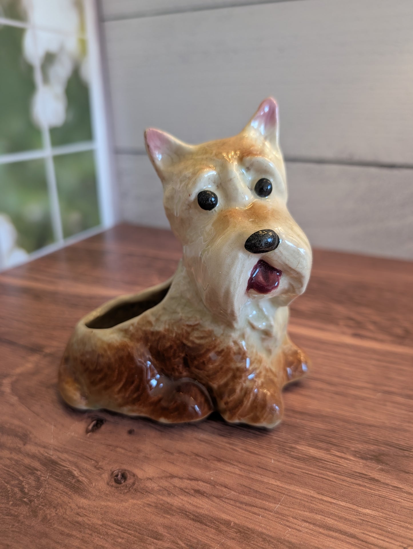 Scottie Dog Planter - Vintage