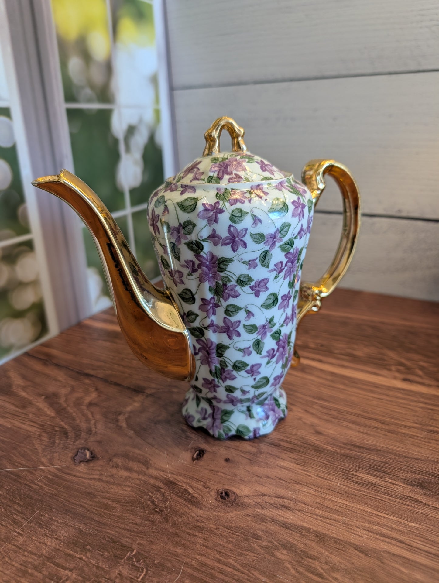 Royal Crown Chinz Violet Teapot
