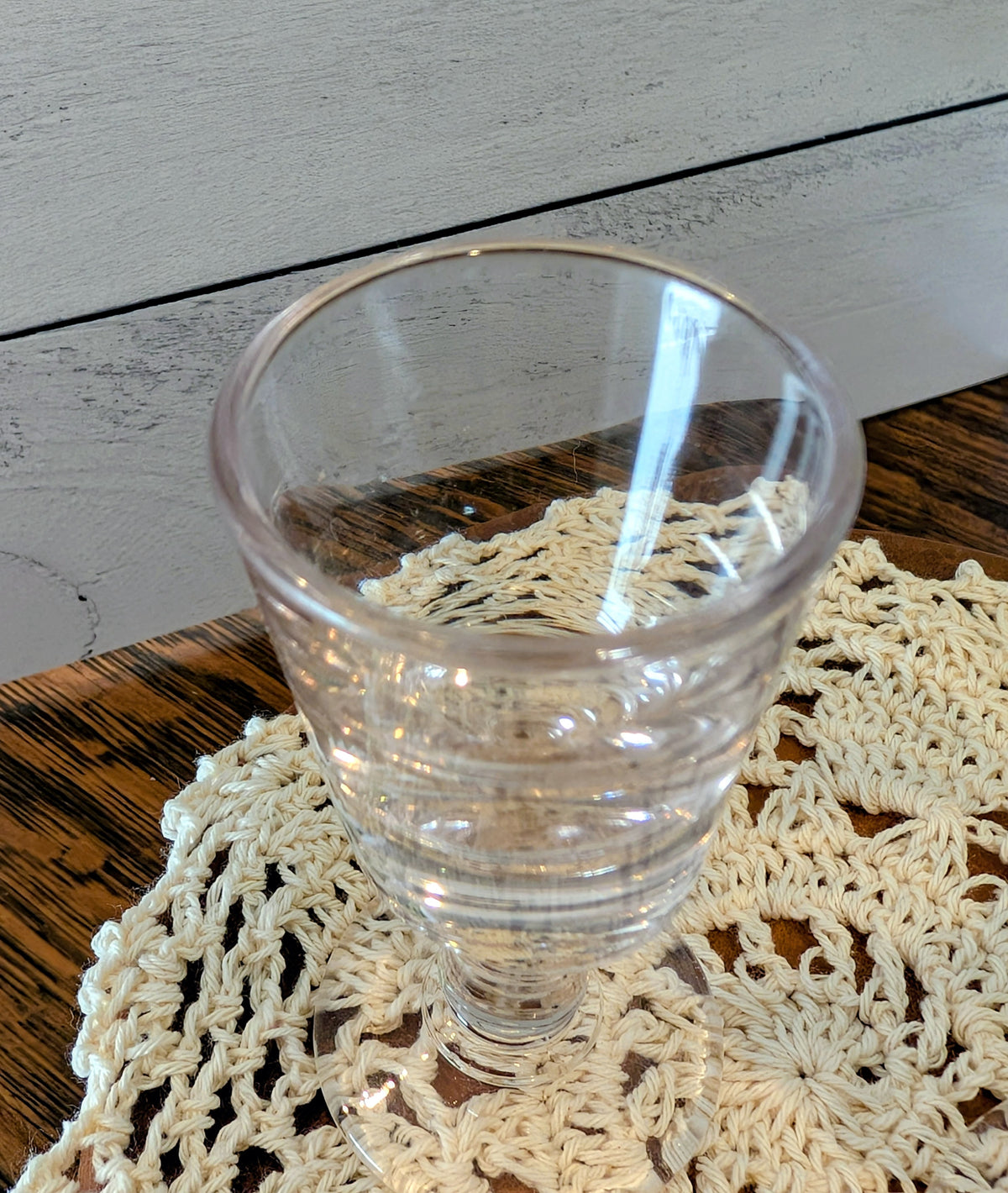 Mid-century Cordial stemware and Footed Shot Glass