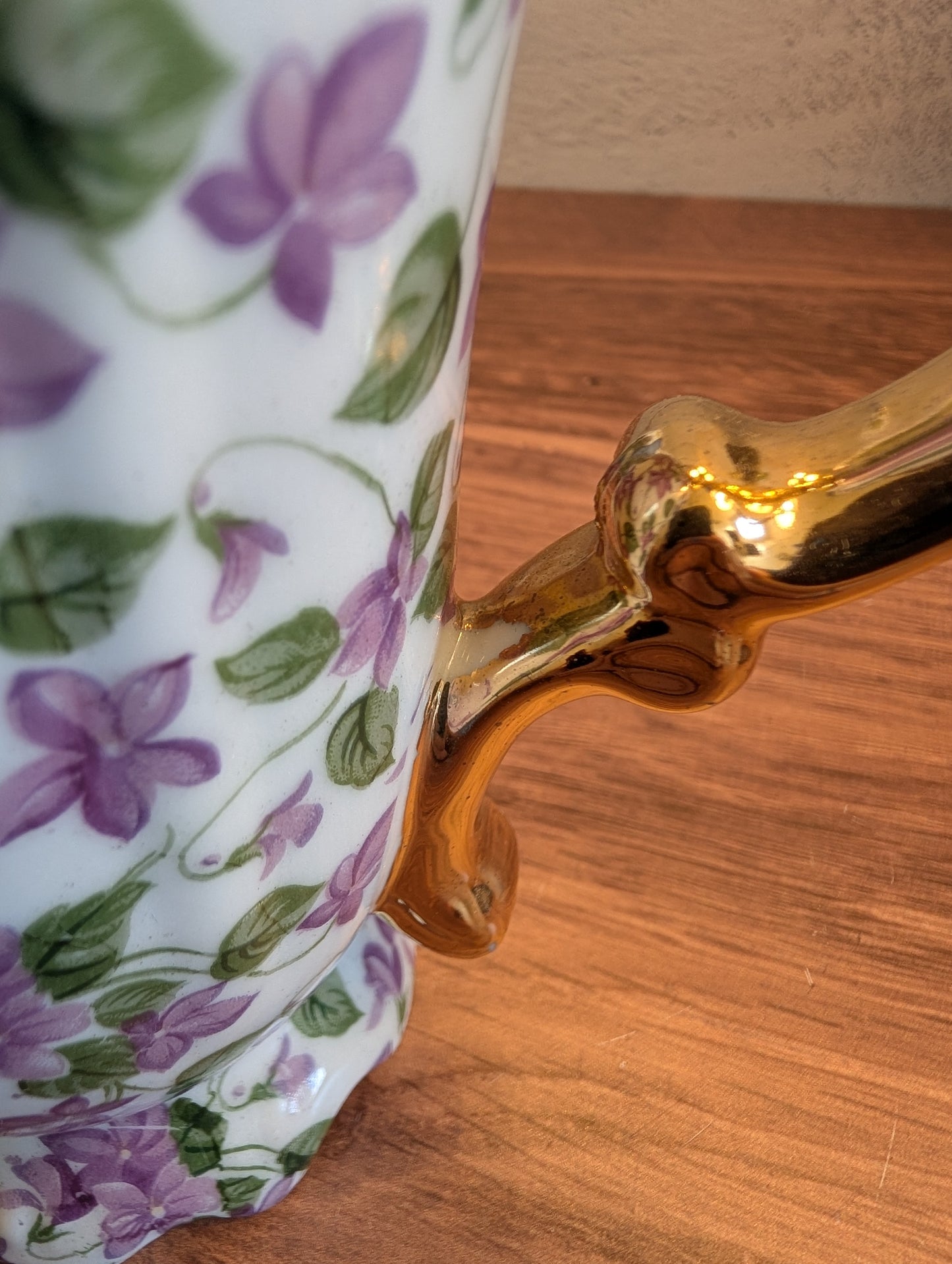 Royal Crown Chinz Violet Teapot