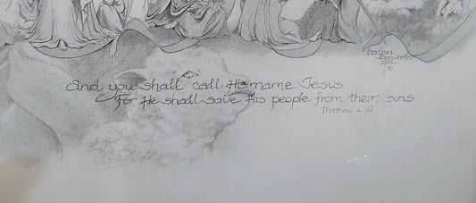 Barbara Bosworth 1992 "Savior" Sketch