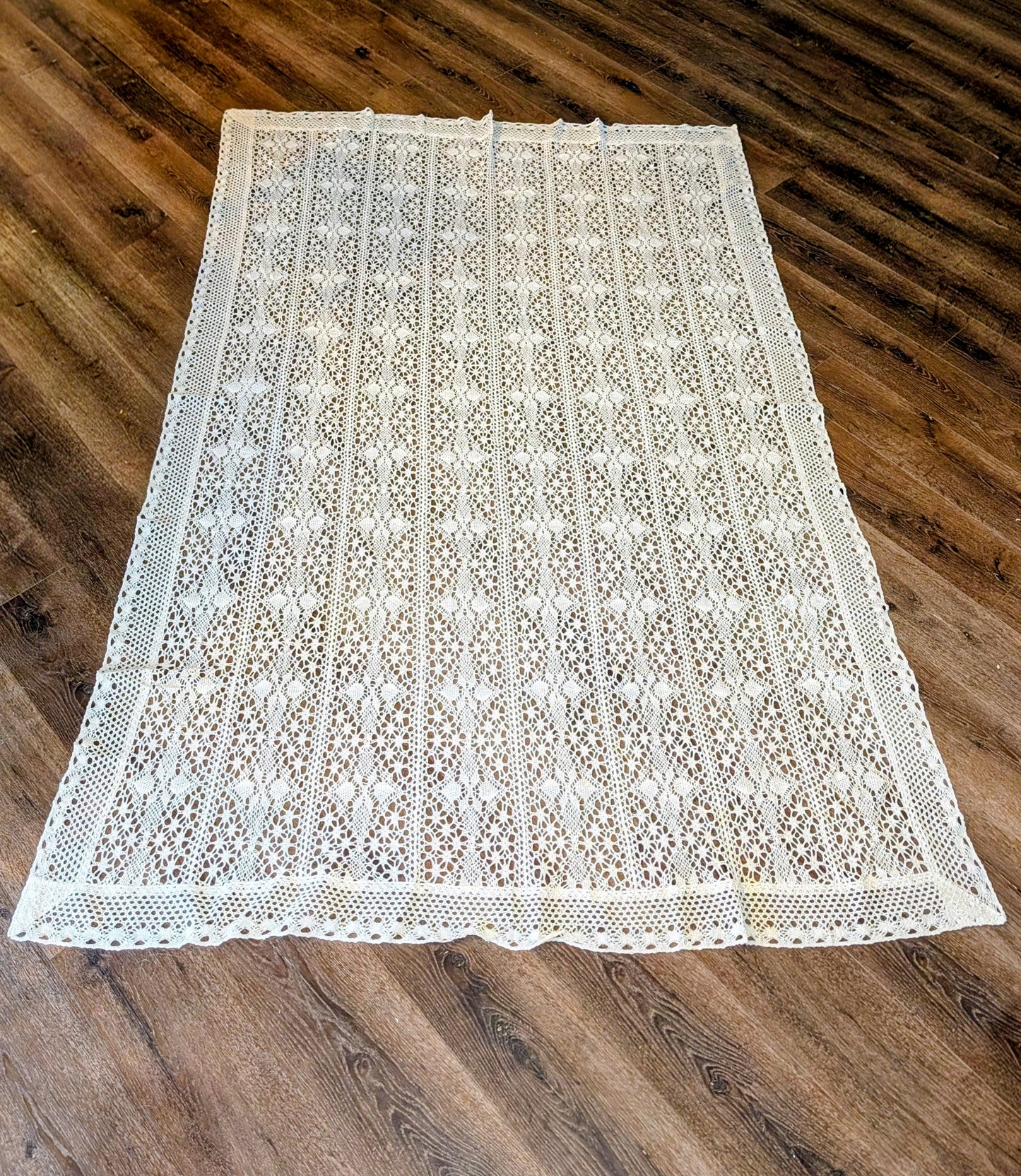 Crochet Rectangle Tablecloth 59" x 89"