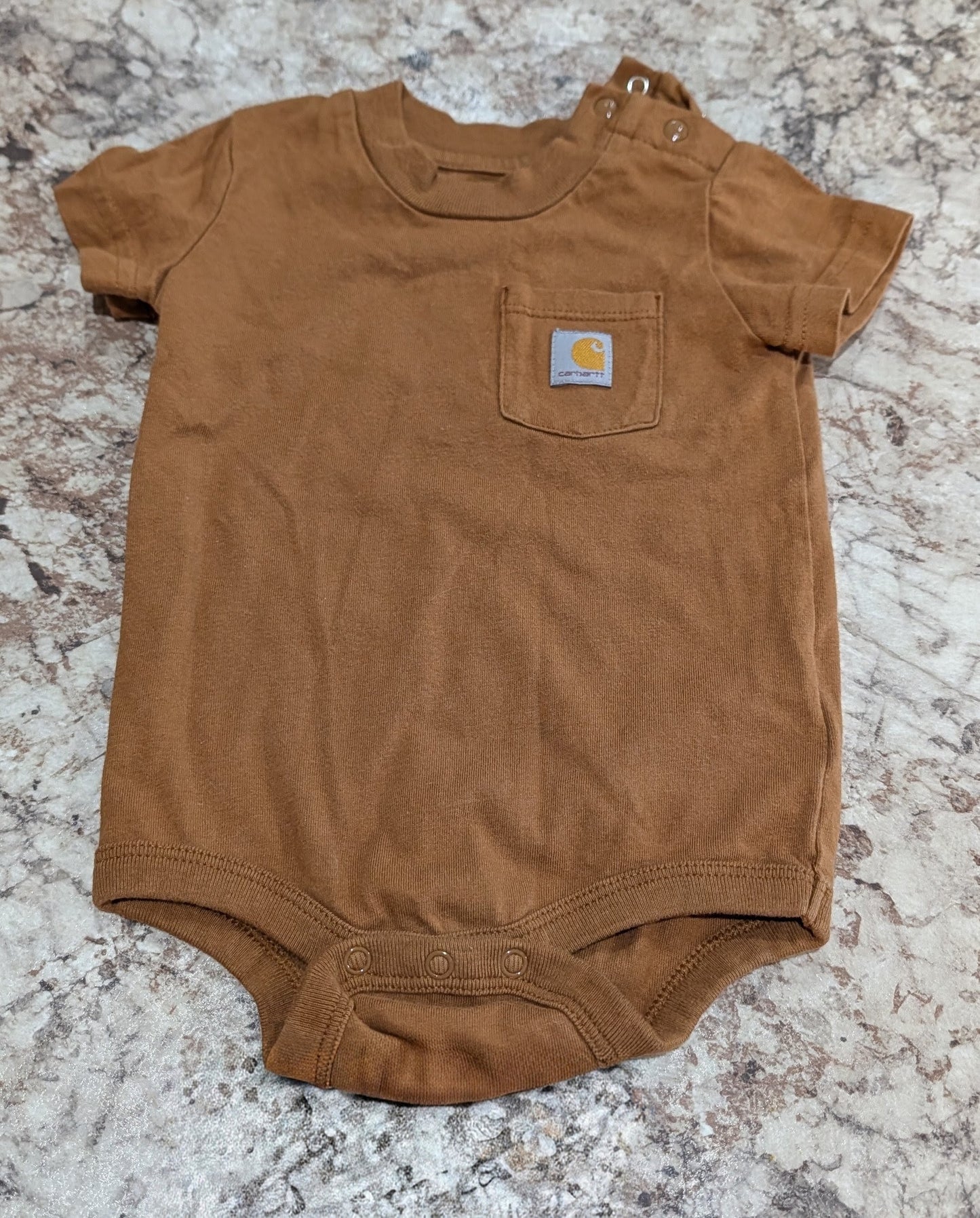 3 Baby Carhartt Onesies 6mos