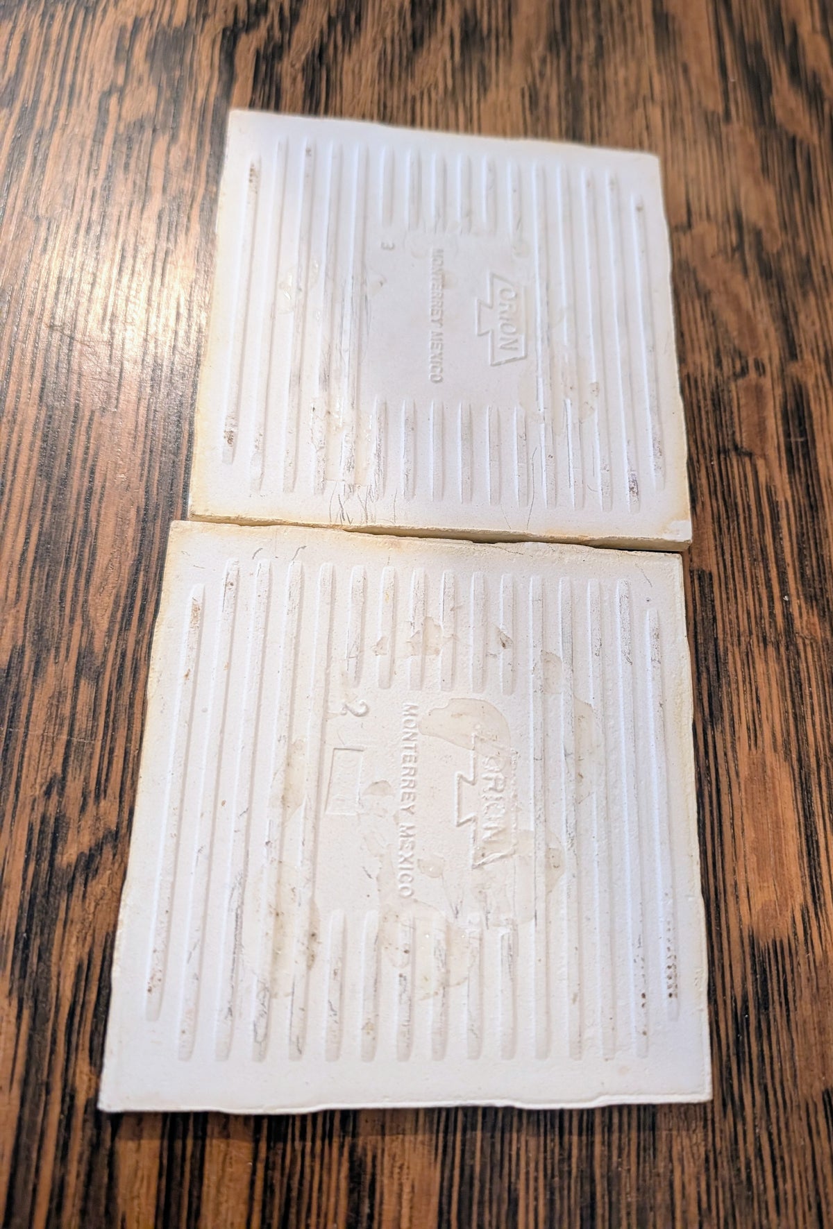 Vintage Mexican Blue & White Tile (set of 2)