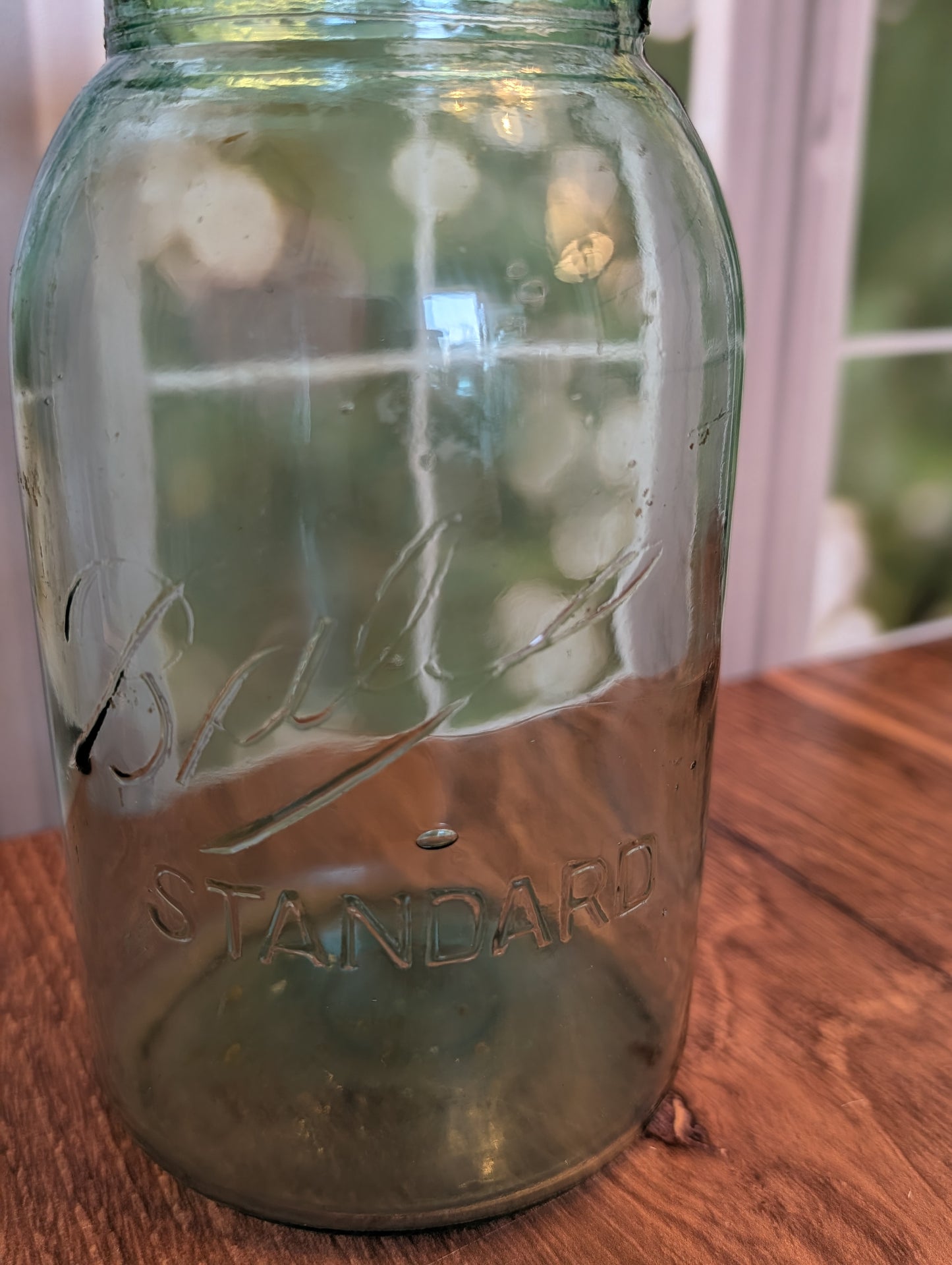 Quart Antique Ball Jar Wax Seal Top