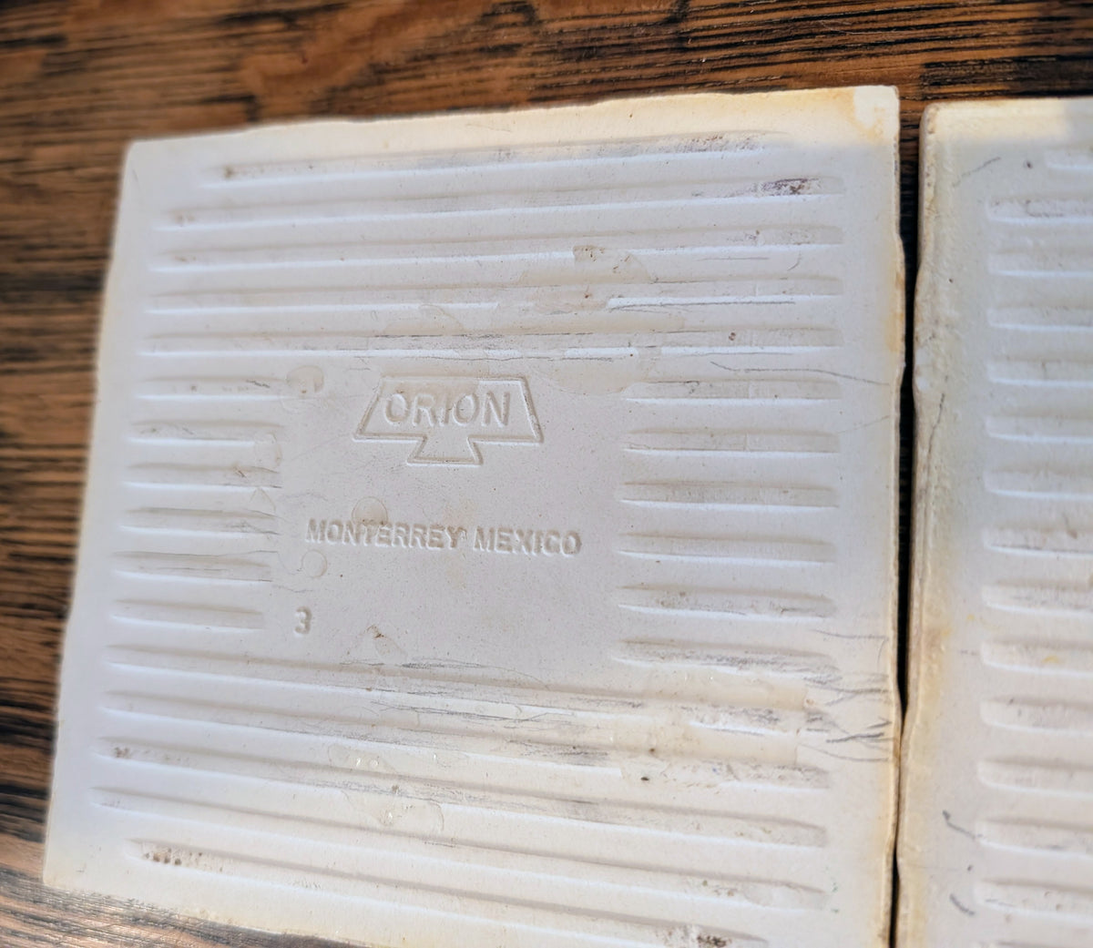 Vintage Mexican Blue & White Tile (set of 2)