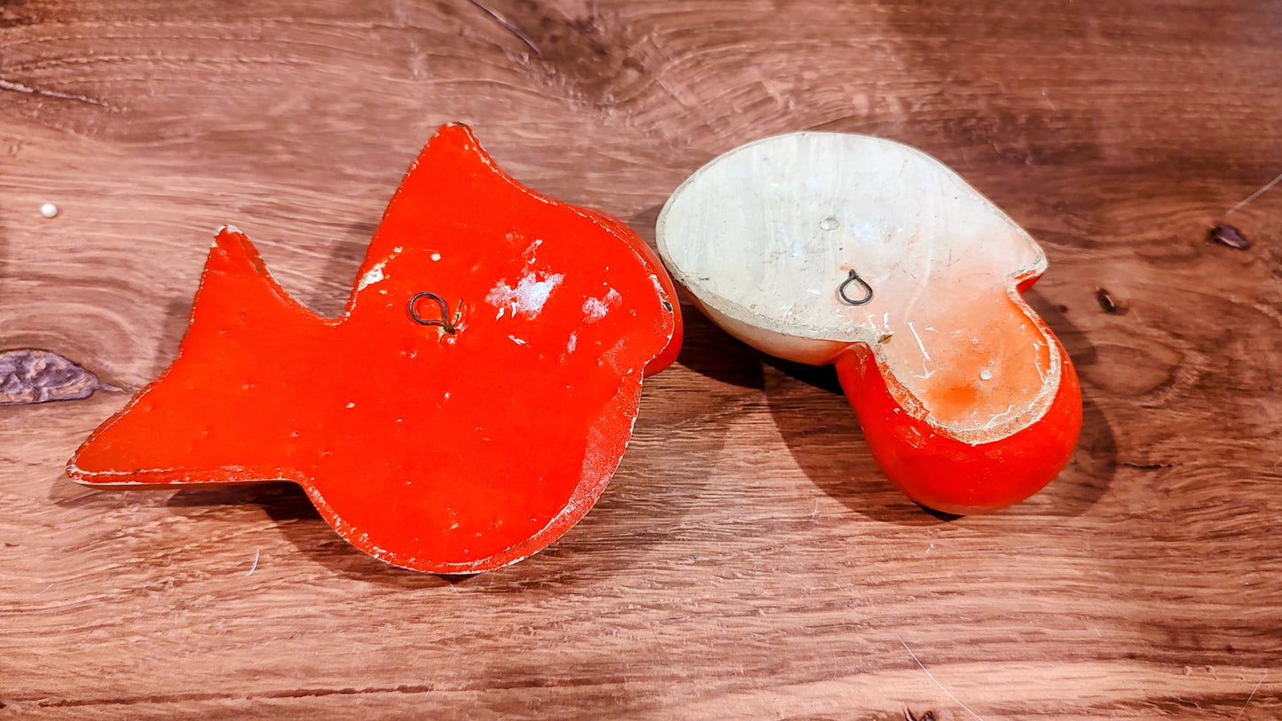 Vintage Chalkware Birds