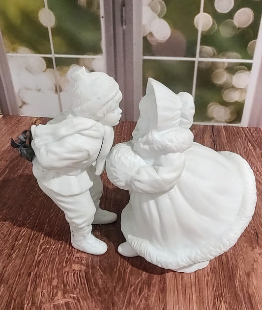Dept 56 Skating Boy and Girl