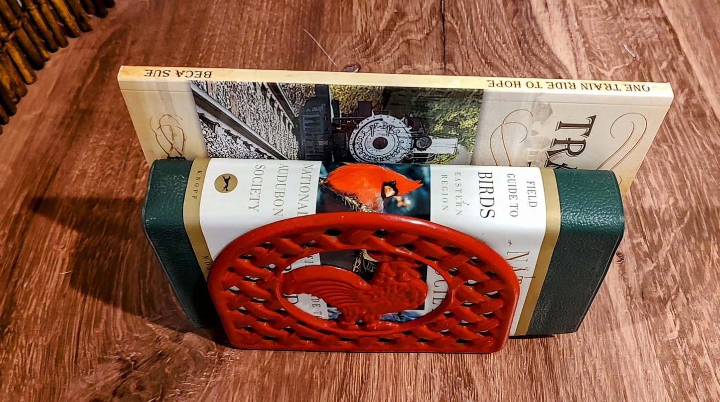 Enamel Cast Iron Napkin Holder