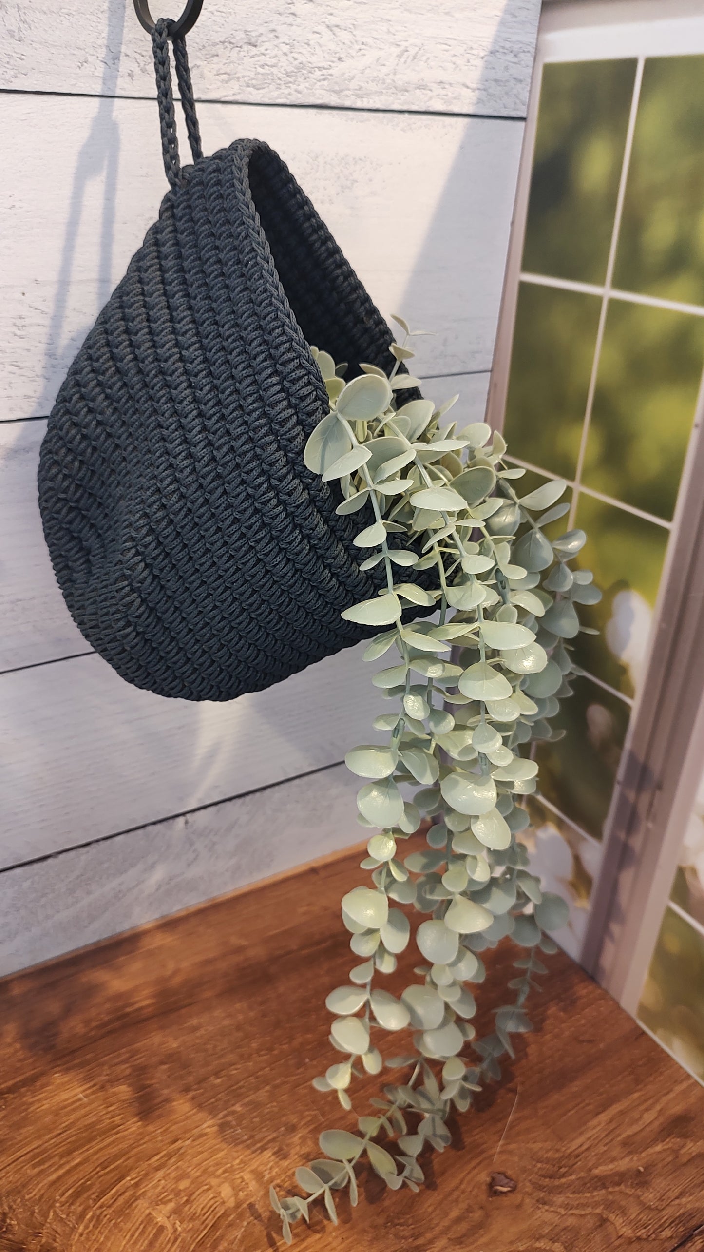 Set of Navy Nylon Cord Baskets