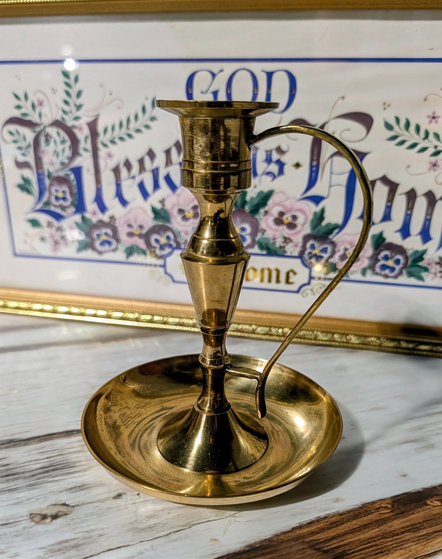Brass Chamberstick Candle Stick