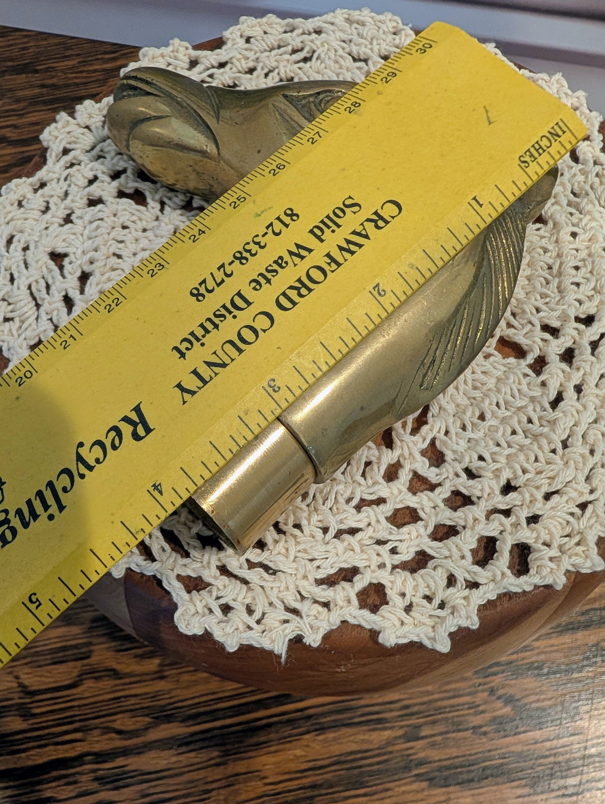 Vintage Brass Horse Walking Stick or Cane Head