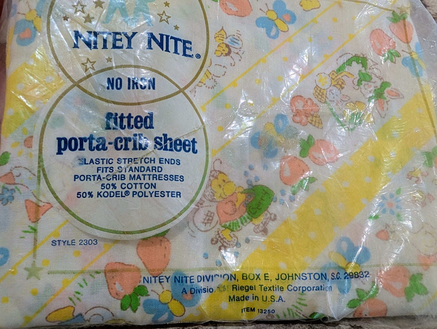 Never Used Vintage Crib Sheets
