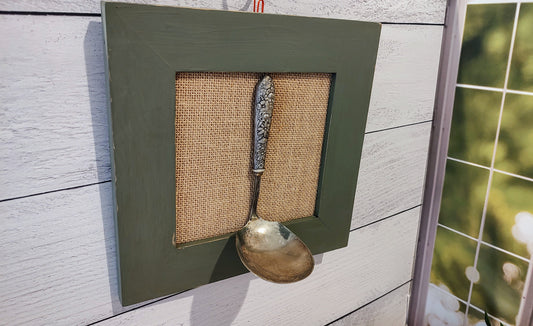 Repurposed Antique Ladle Wall Hanging