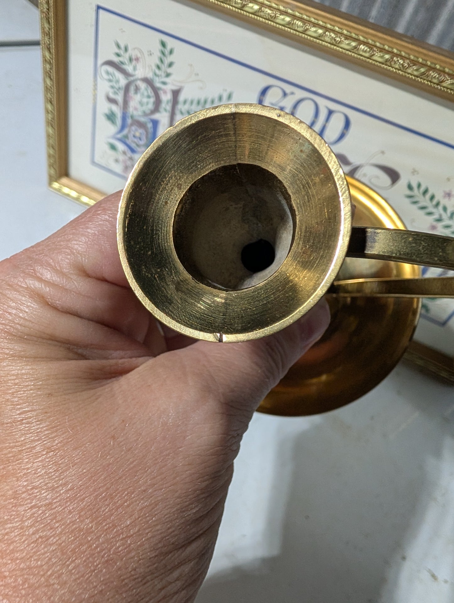Brass Chamberstick Candle Stick