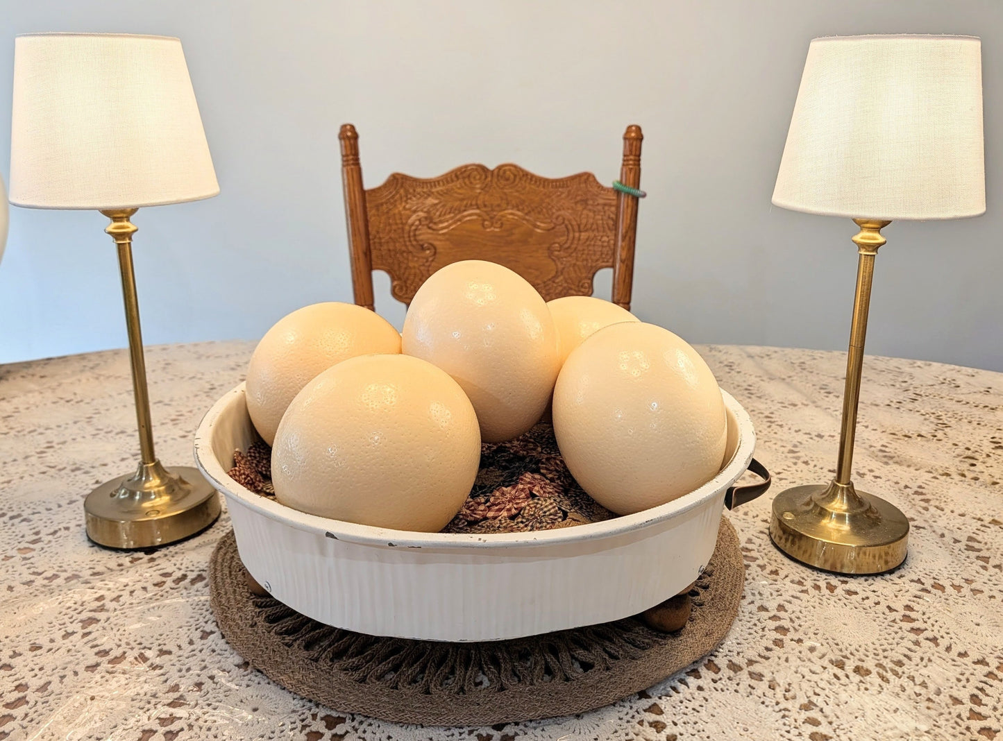 Genuine Ostrich Eggs (Hollow/Blown out)