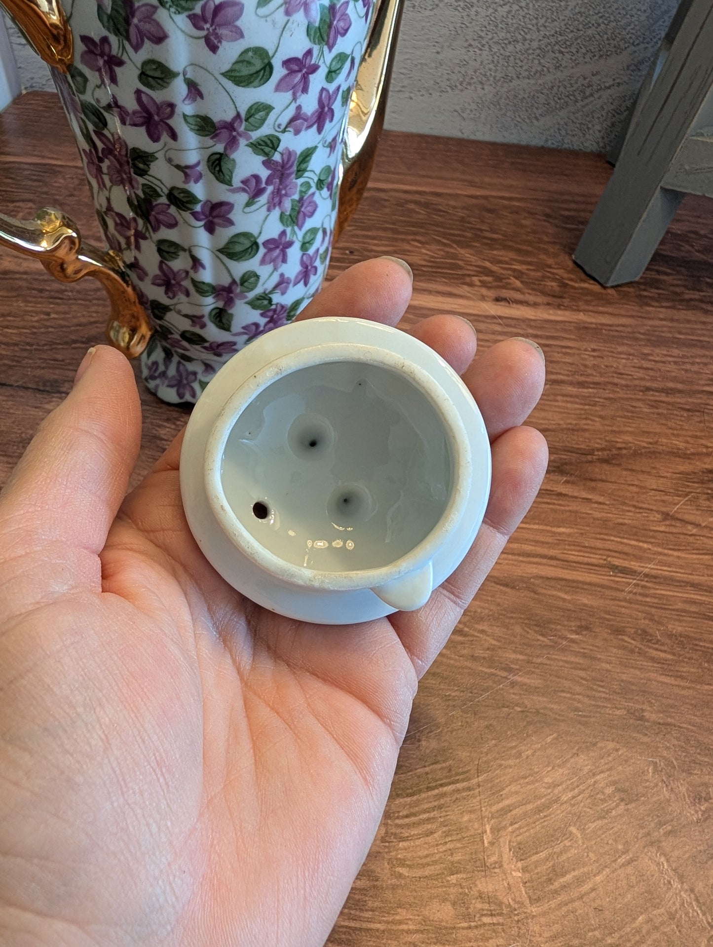 Royal Crown Chinz Violet Teapot