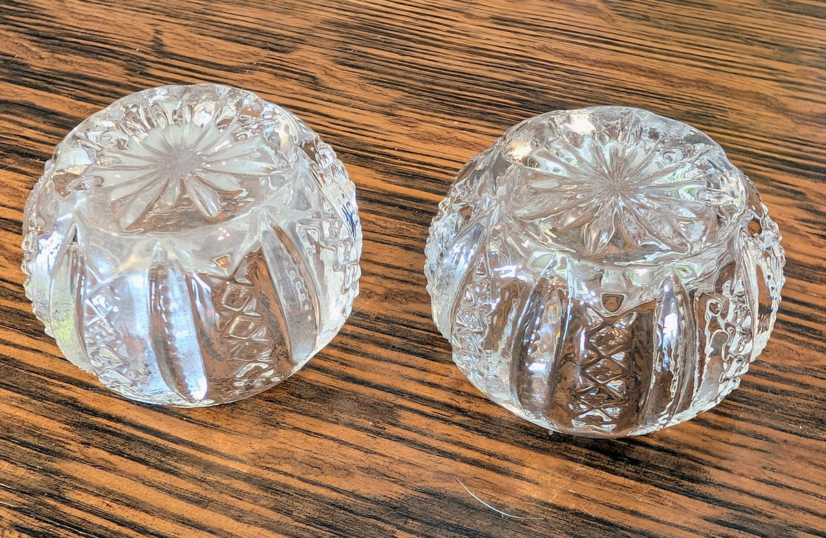 Pair Vintage Individual Salt Cellars