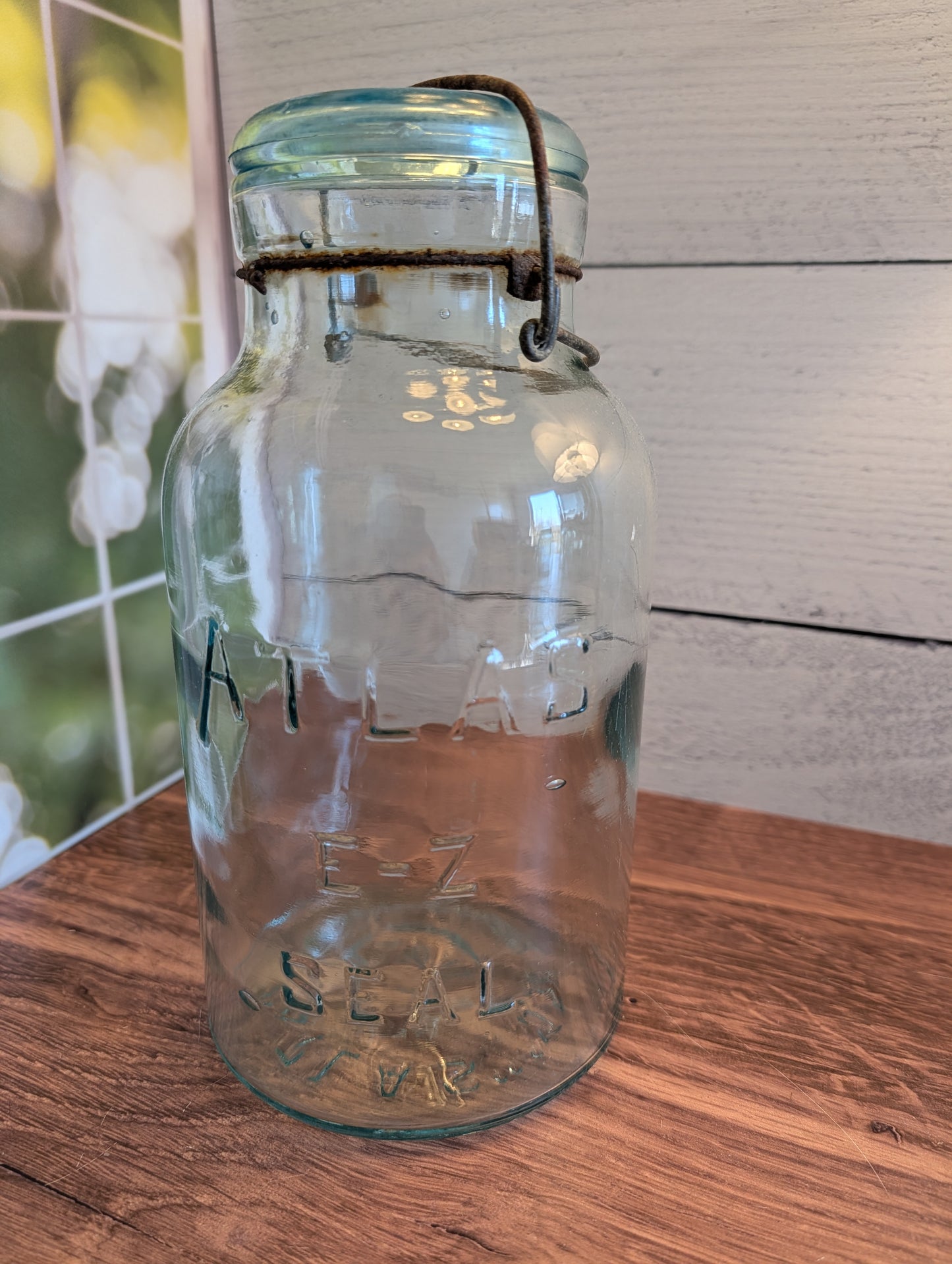 Vintage 2L Atlas EZ Seal Jar