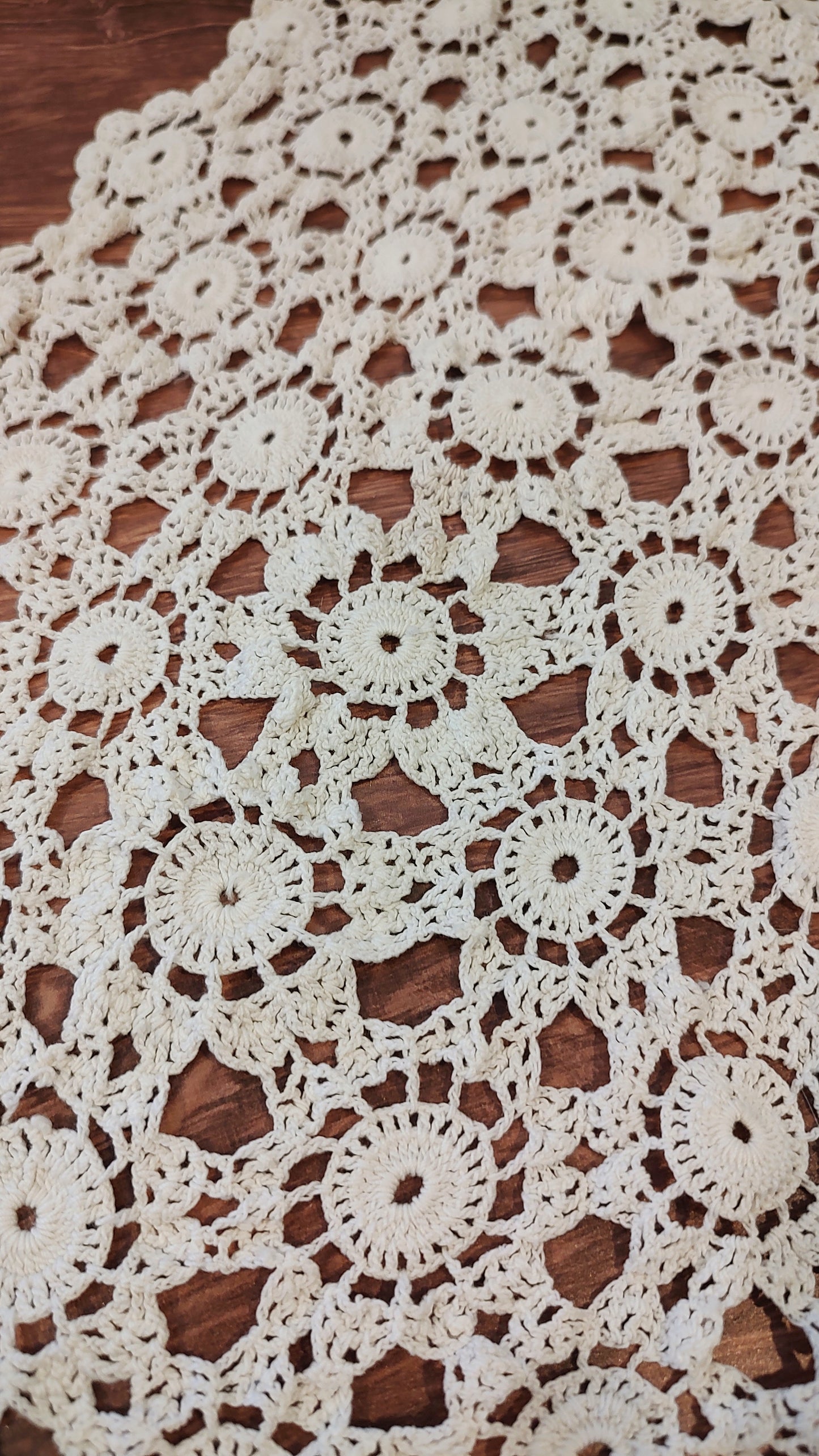 Hand Crocheted Table Runner