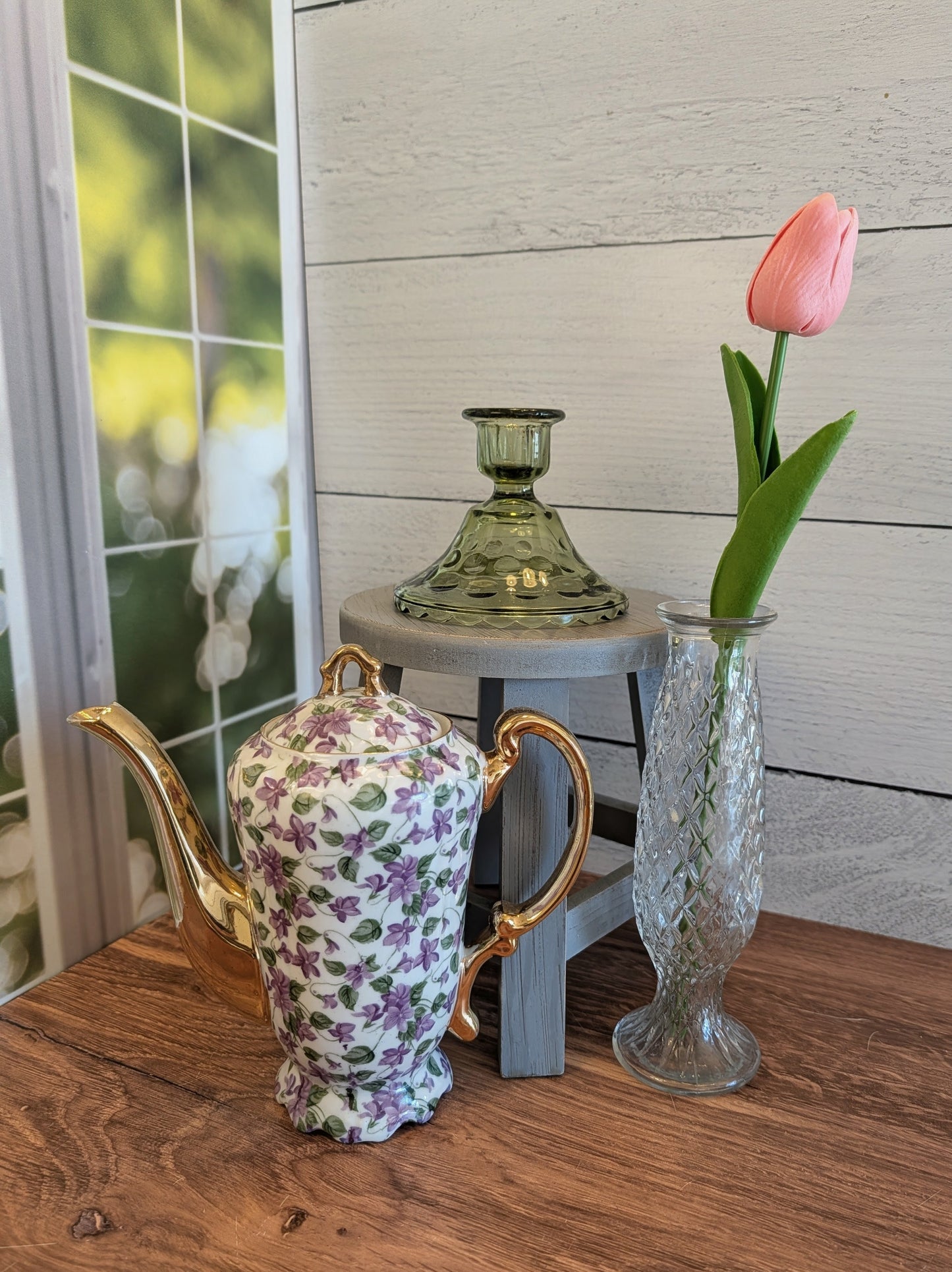 Royal Crown Chinz Violet Teapot